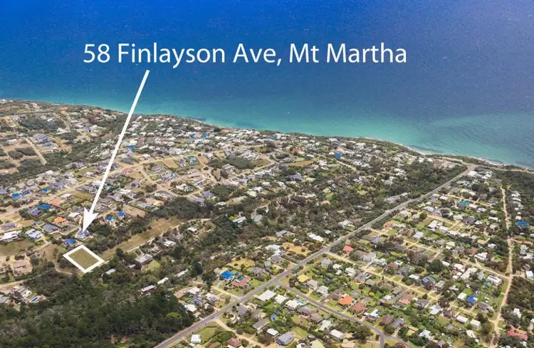 Second view of Homely land listing, 58 Finlayson Avenue, Mount Martha VIC 3934