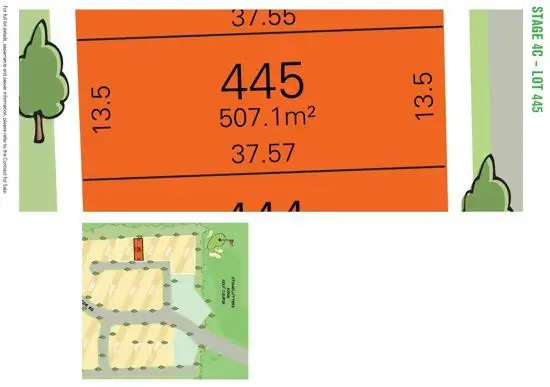 Main view of Homely land listing, Lot 445 Greenway, Colebee NSW 2761