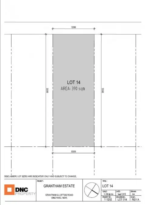 Lot 14 Grantham Estate, Riverstone NSW 2765