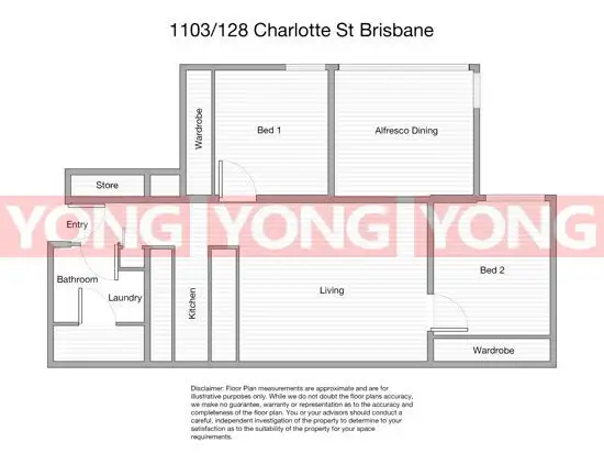 Second view of Homely apartment listing, 1103/128 Charlotte Street, Brisbane City QLD 4000