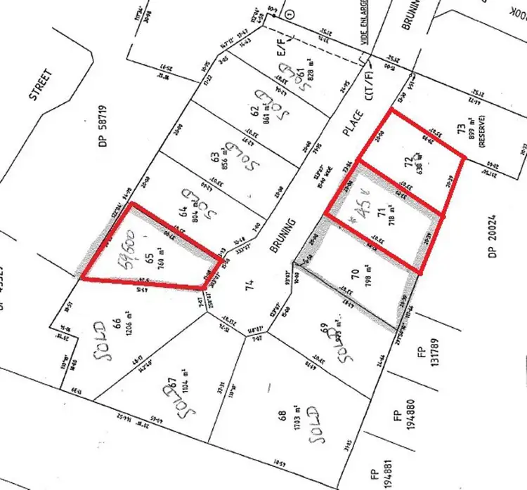 Main view of Homely land listing, Lot 65, 72 & 71 Bruning Place, Mount Gambier SA 5290