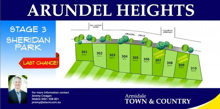 Main view of Homely land listing, Lot 309 Arundel Drive, Armidale NSW 2350