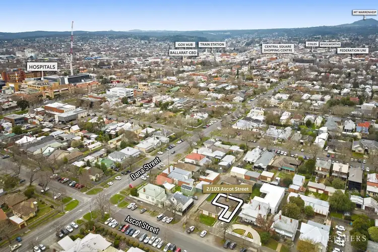Main view of Homely unit listing, 2/103-105 Ascot Street South, Ballarat Central VIC 3350
