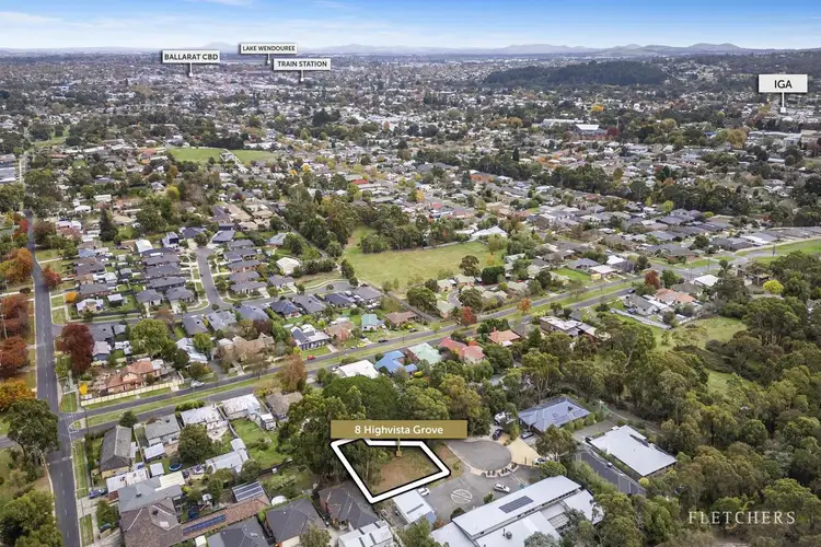 Third view of Homely land listing, 8 Highvista Grove, Ballarat East VIC 3350