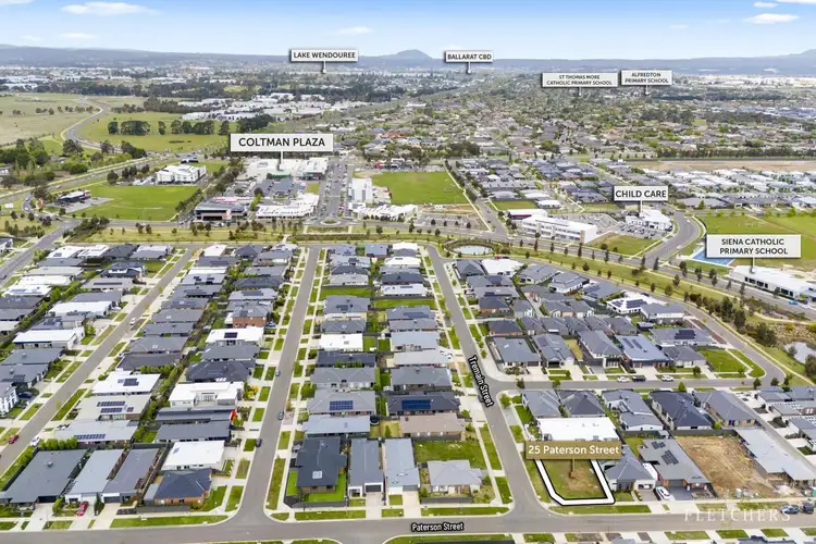Second view of Homely land listing, 25 Paterson Street, Lucas VIC 3350