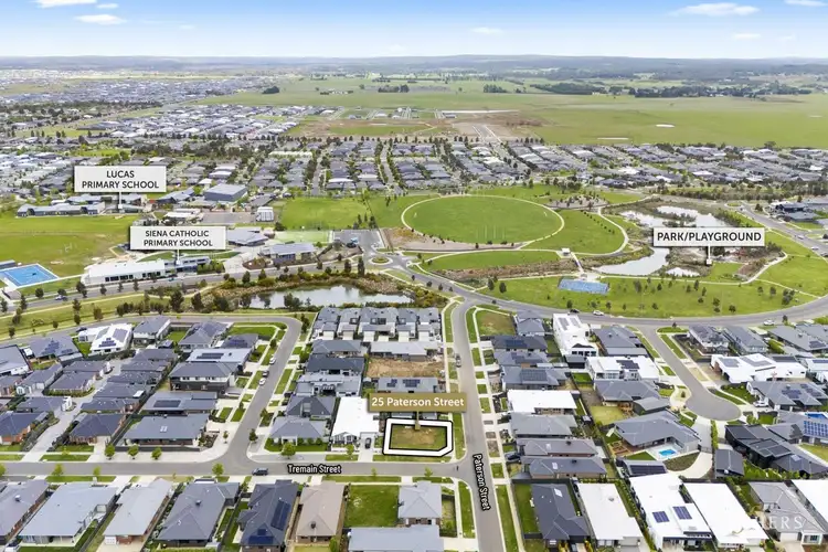 Third view of Homely land listing, 25 Paterson Street, Lucas VIC 3350