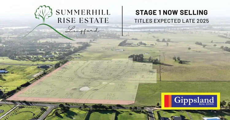 Main view of Homely land listing, Lot 111 Summerhill Rise Andrews Road, Longford VIC 3851