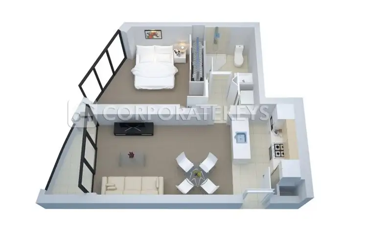 Third view of Homely apartment listing, 1209/9 Power Street, Southbank VIC 3006