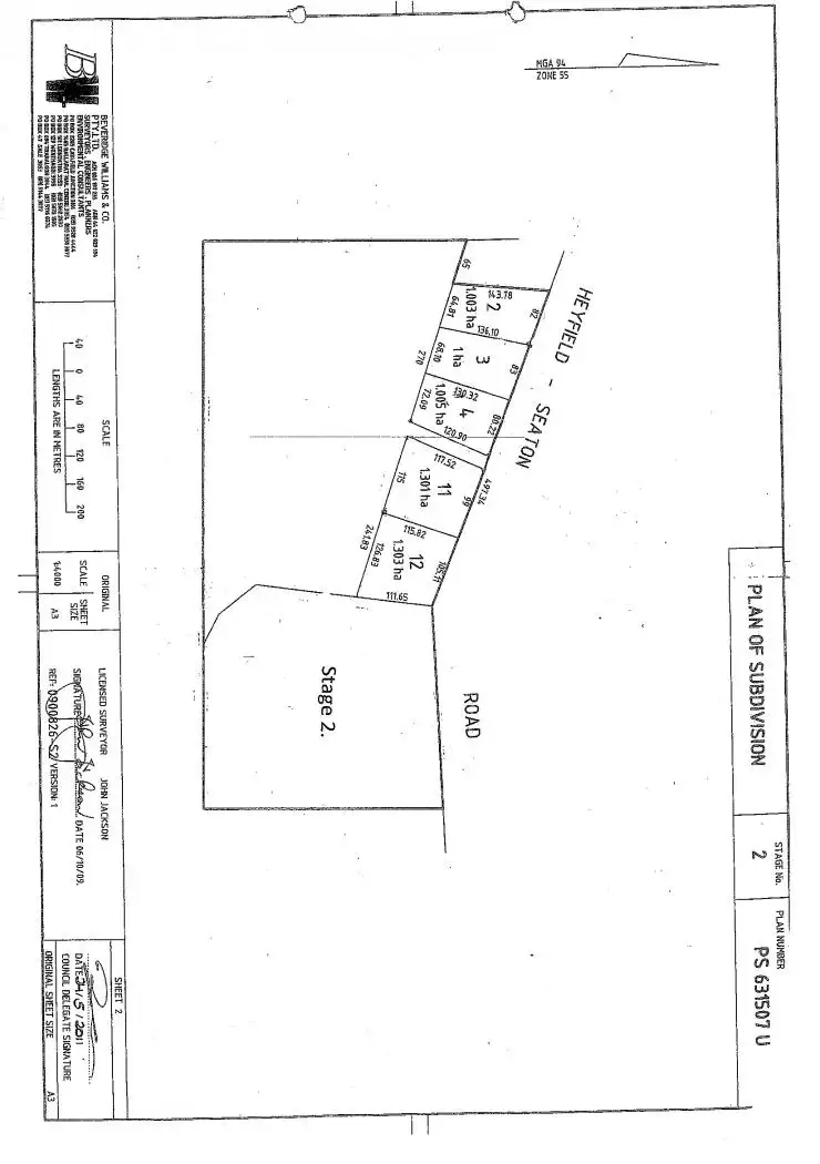 Third view of Homely land listing, Stage 1, 1189 Seaton Road, Seaton VIC 3858