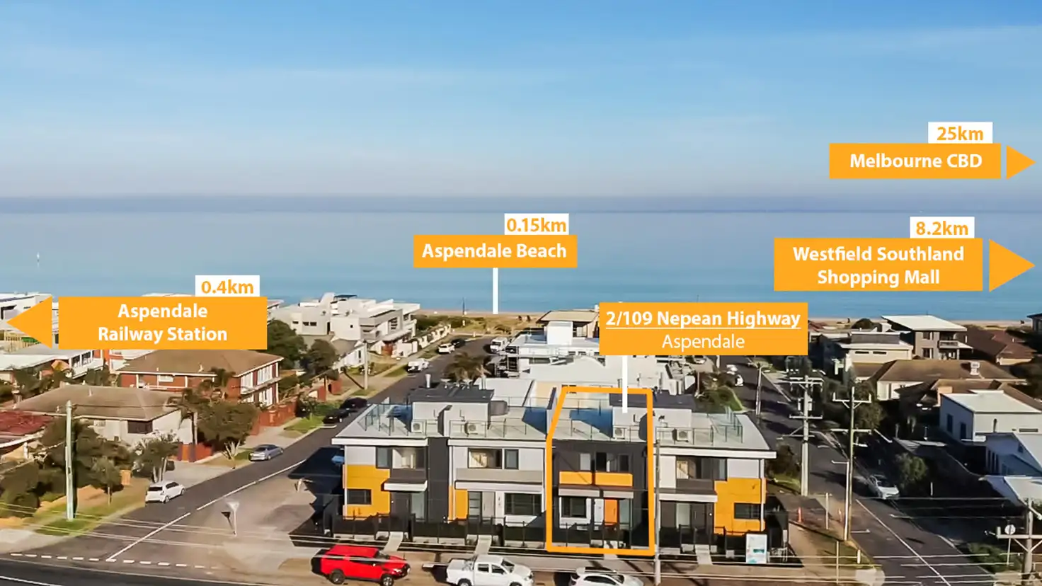 Main view of Homely townhouse listing, 2/109 Nepean Highway, Aspendale VIC 3195