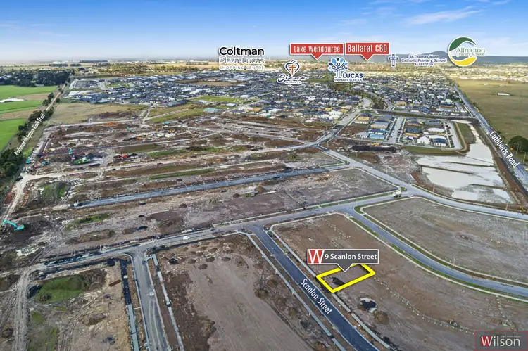 Second view of Homely land listing, 9 Scanlon Street, Lucas VIC 3350