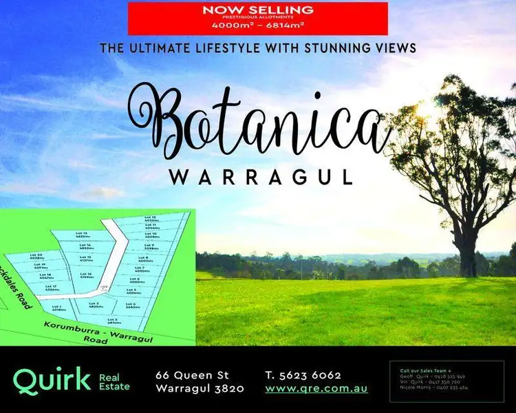 Main view of Homely land listing, LOT 2 Botanica Drive, Warragul VIC 3820