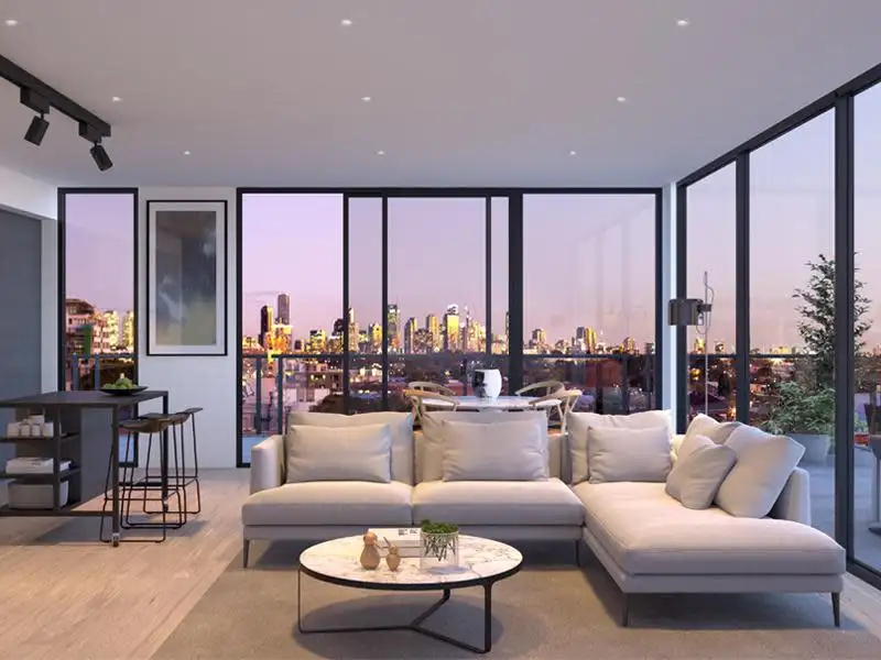 Main view of Homely apartment listing, 405/443 Lygon Street, Brunswick East VIC 3057