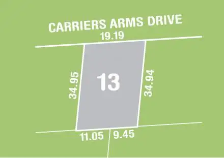 Main view of Homely land listing, 13 Carriers Arms Drive, Miners Rest VIC 3352