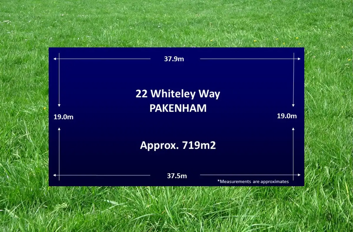 Main view of Homely land listing, 22 Whiteley Way, Pakenham VIC 3810