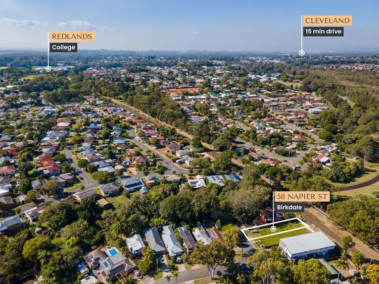 Second view of Homely land listing, 58 Napier Street, Birkdale QLD 4159