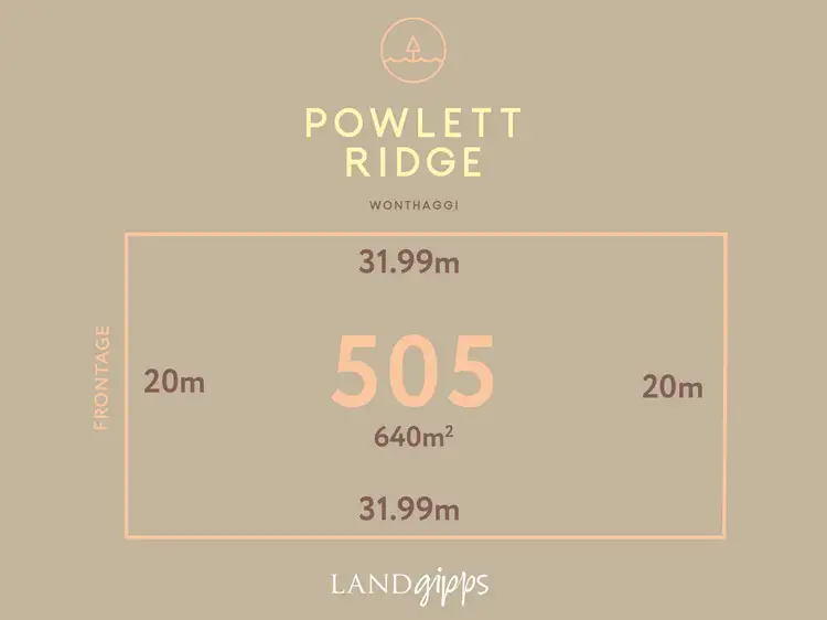 Main view of Homely land listing, LOT 505 Powlett Ridge Estate, Wonthaggi VIC 3995