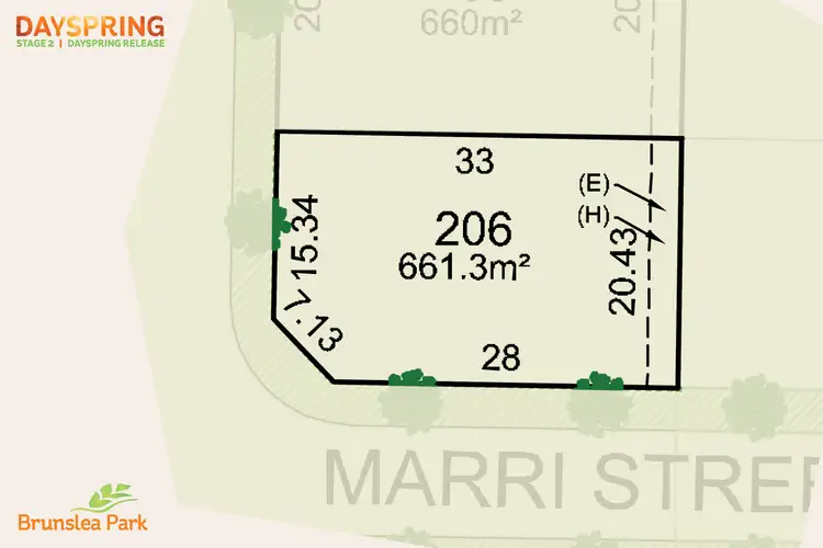 Third view of Homely land listing, LOT 206 Cnr Blackwood Circuit & Marri Street, Forest Hill NSW 2651