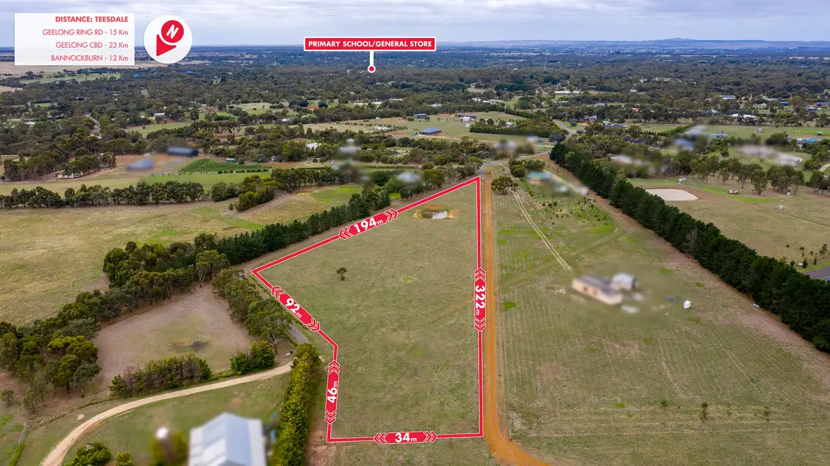 Main view of Homely land listing, 125B Eagle Court, Teesdale VIC 3328