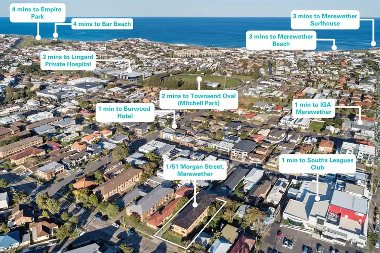 Second view of Homely unit listing, 1/51 Morgan Street, Merewether NSW 2291