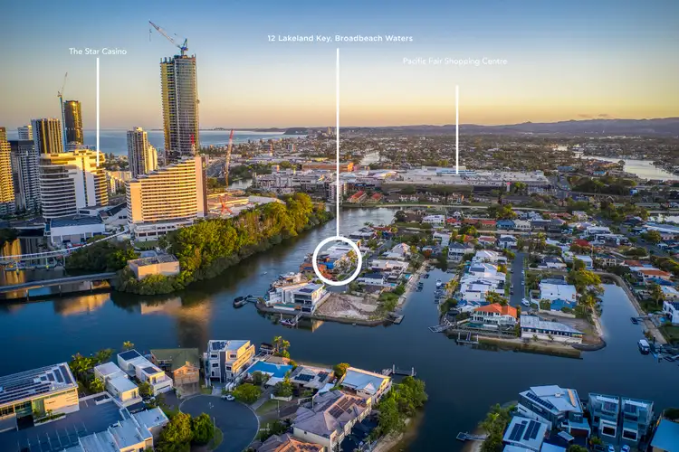 Second view of Homely house listing, 12 Lakeland Key, Broadbeach Waters QLD 4218