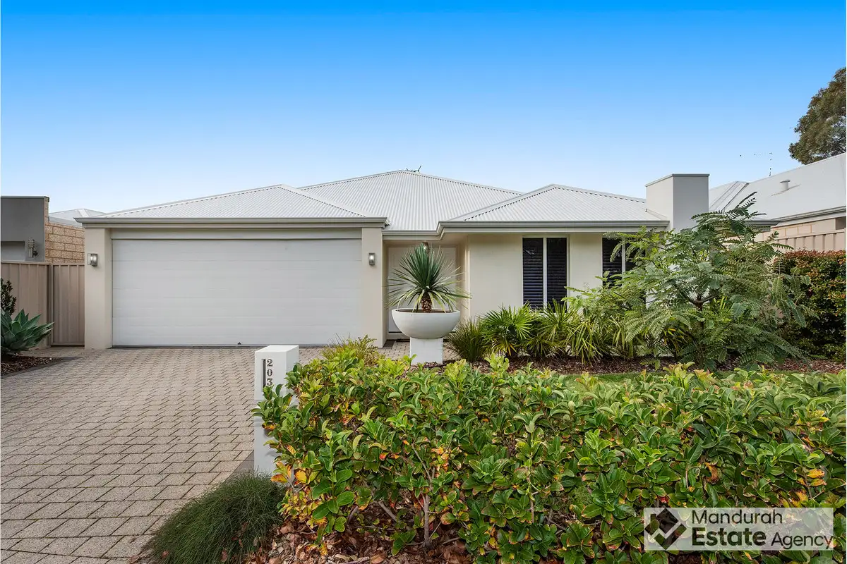 Main view of Homely house listing, 203 Pebble Beach Boulevard, Meadow Springs WA 6210