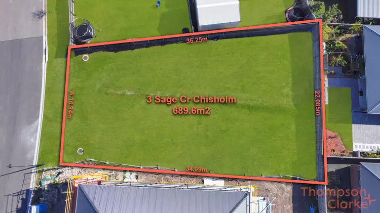 Second view of Homely land listing, 3 Sage Crescent, Chisholm NSW 2322