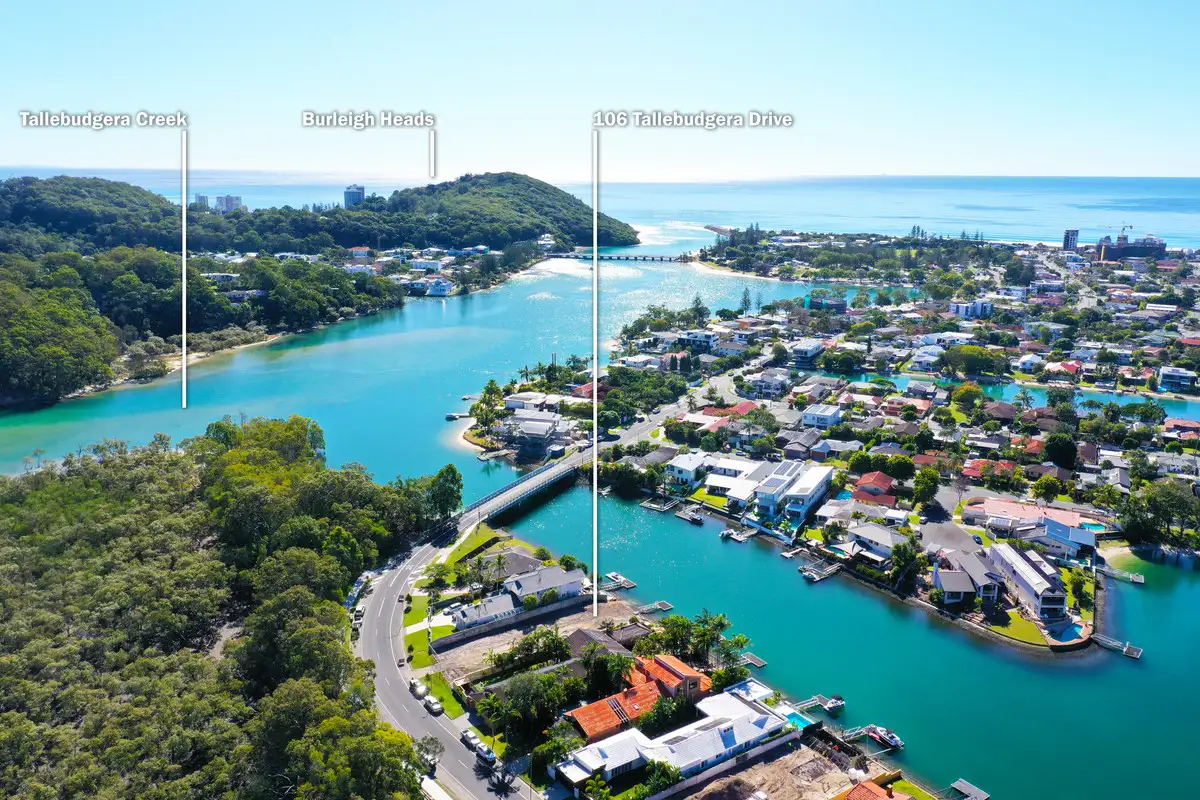 Main view of Homely land listing, 106 Tallebudgera Drive, Palm Beach QLD 4221