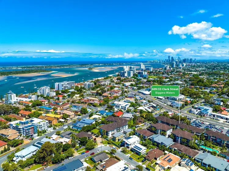 Main view of Homely apartment listing, 609/33 Clark Street, Biggera Waters QLD 4216
