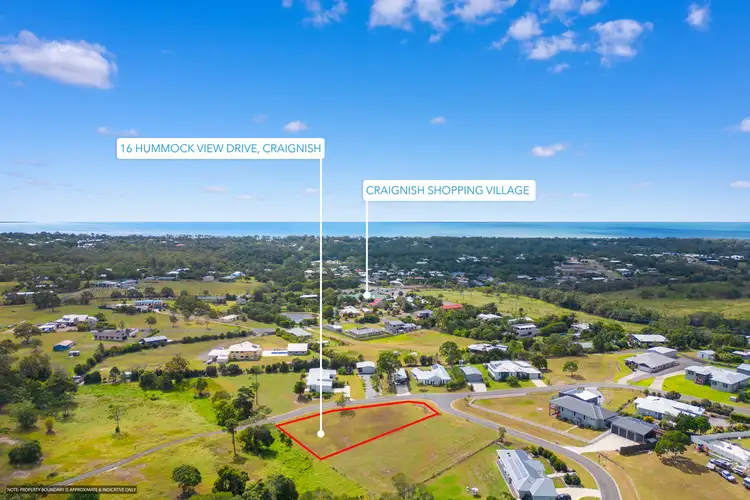 Main view of Homely land listing, 16 Hummock View Drive, Craignish QLD 4655