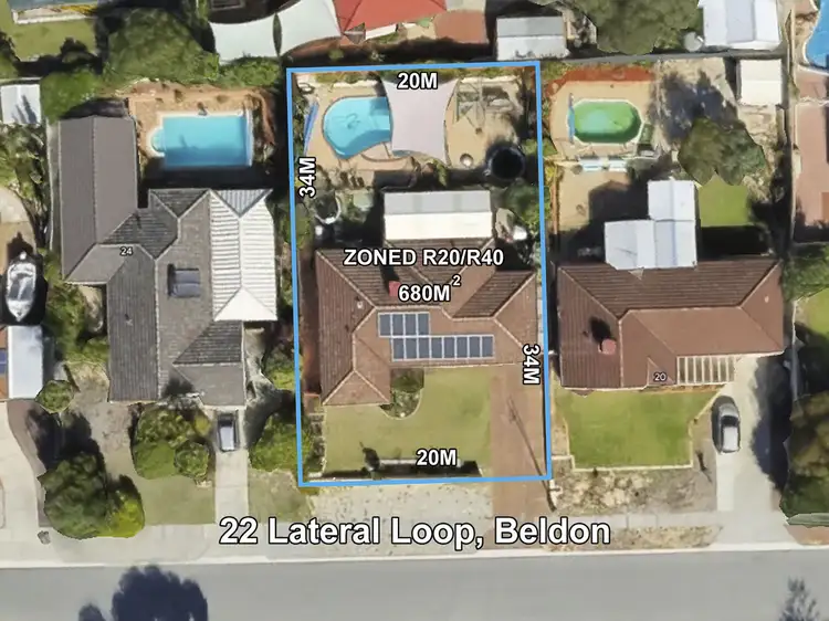 Main view of Homely house listing, 22 Lateral Loop, Beldon WA 6027