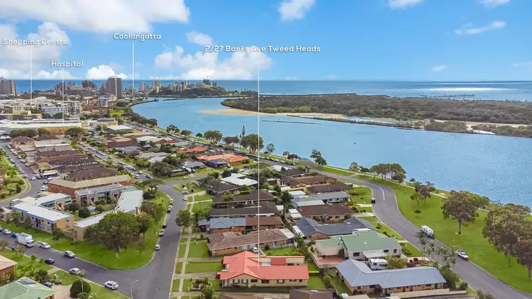 Main view of Homely semi-detached listing, 2/27 Banks Avenue, Tweed Heads NSW 2485