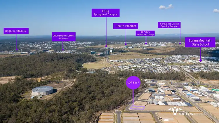 Third view of Homely land listing, LOT 8267 Gladesville Way, Spring Mountain QLD 4300