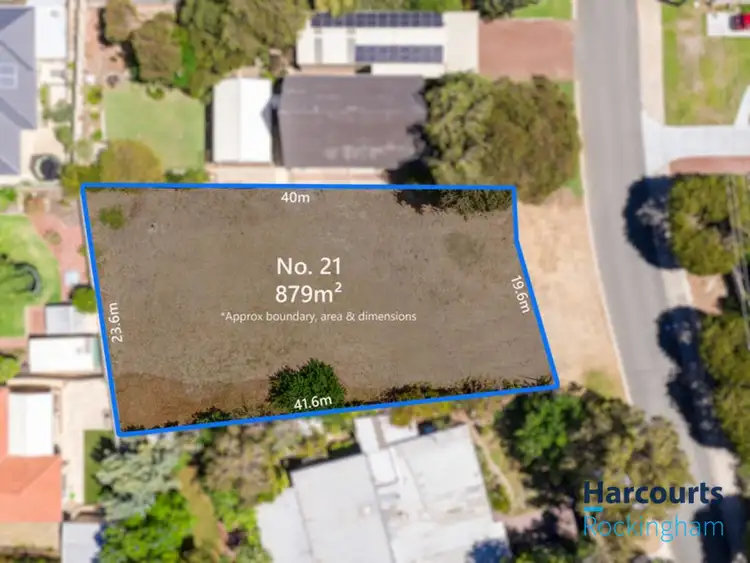 Second view of Homely land listing, 21 Studzor Street., Warnbro WA 6169