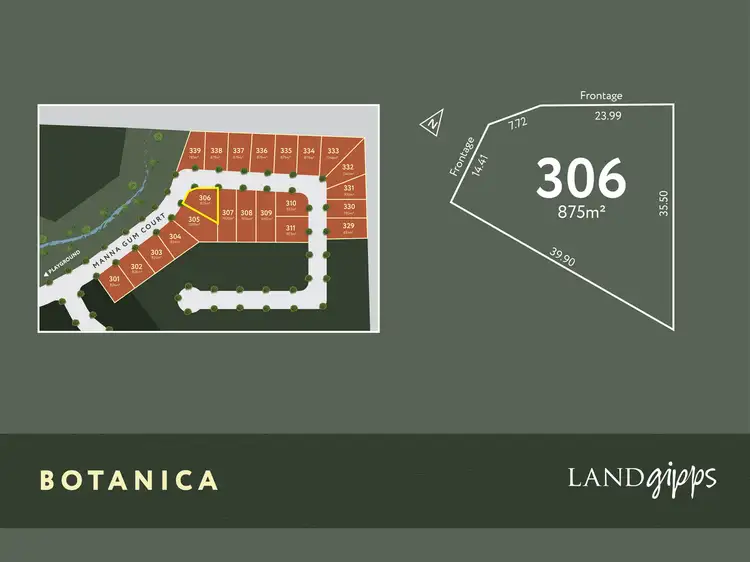 Main view of Homely land listing, LOT 306 Botanica, Korumburra VIC 3950