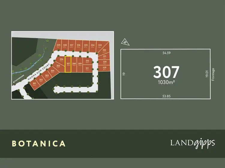 Main view of Homely land listing, LOT 307 Botanica, Korumburra VIC 3950