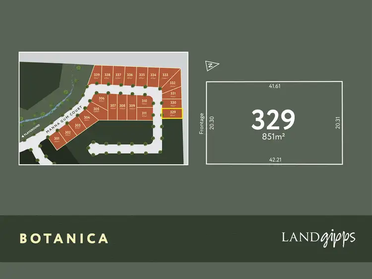 Main view of Homely land listing, LOT 329 Botanica, Korumburra VIC 3950