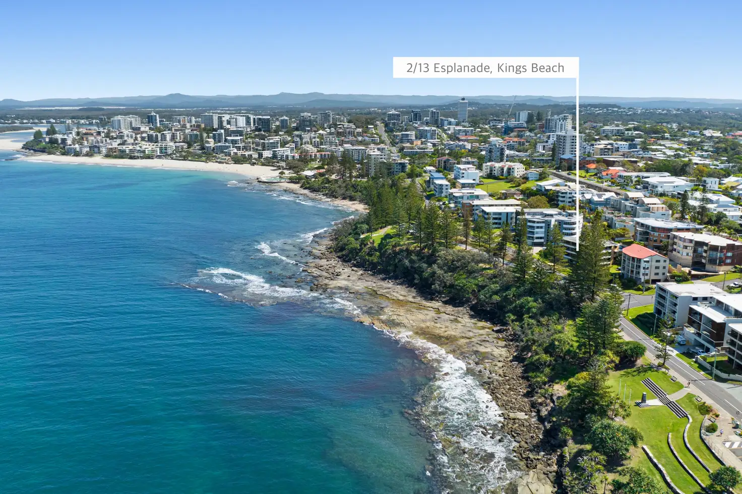 Main view of Homely apartment listing, 2/13 Esplanade Headland, Kings Beach QLD 4551