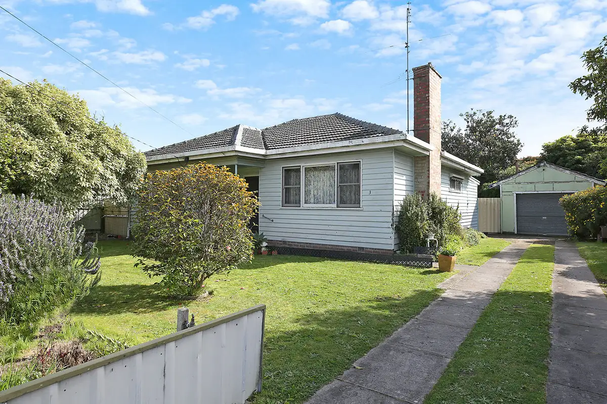 Main view of Homely house listing, 3 Parker Avenue, Colac VIC 3250
