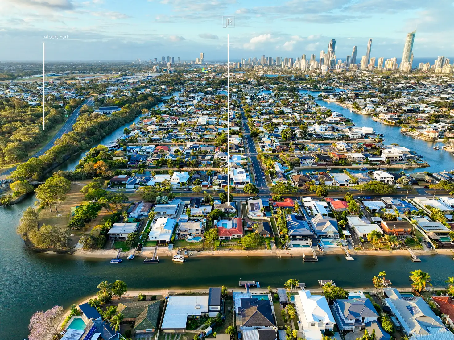 Main view of Homely house listing, 64 Poinciana Boulevard, Broadbeach Waters QLD 4218