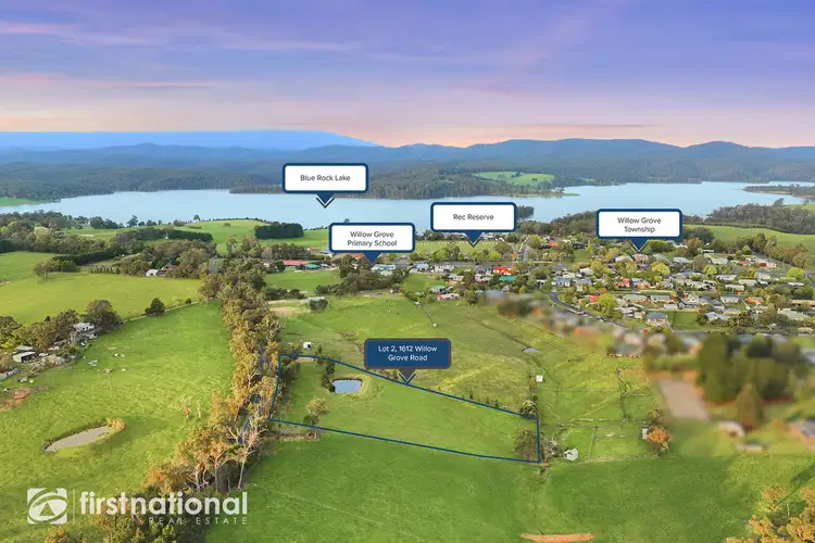 Third view of Homely land listing, LOT 2, 1612 Willow Grove Road, Willow Grove VIC 3825