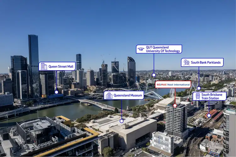 Second view of Homely apartment listing, 1009/77 Grey Street, South Brisbane QLD 4101