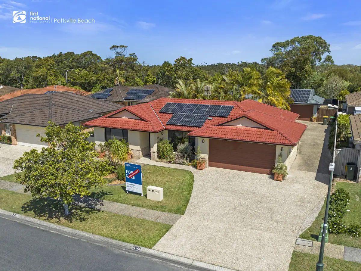 Main view of Homely semi-detached listing, 1/45 Mylestom Circle, Pottsville NSW 2489