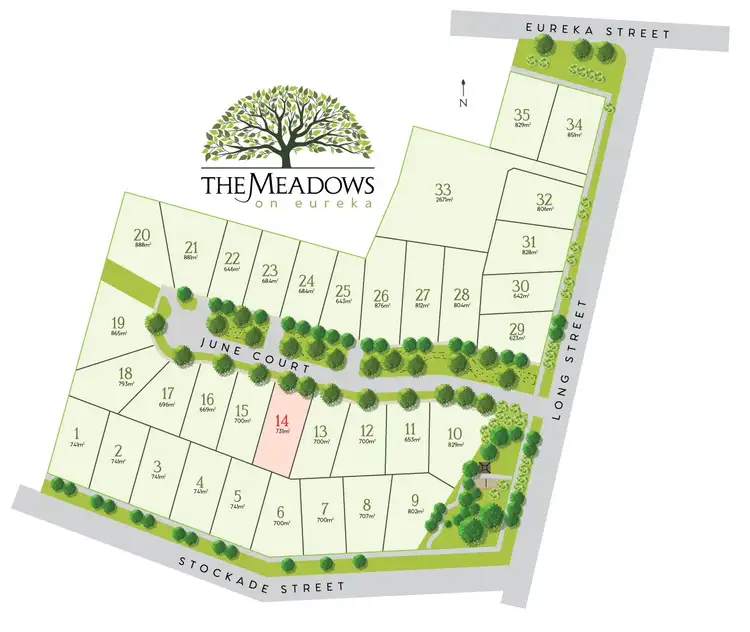 Second view of Homely land listing, 6 June Court, Ballarat East VIC 3350