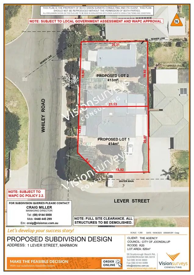 Fourth view of Homely land listing, LOT 2, 1 Lever Street, Marmion WA 6020