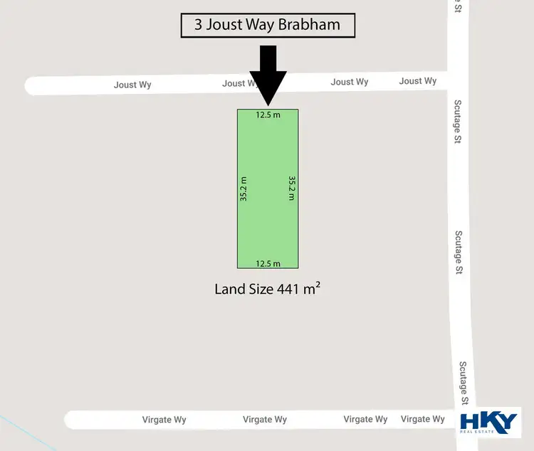 Main view of Homely land listing, 3 Joust Way, Brabham WA 6055