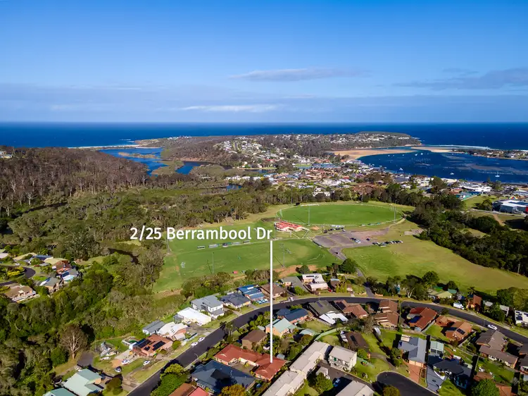 Main view of Homely townhouse listing, 2/25 Berrambool Drive, Merimbula NSW 2548