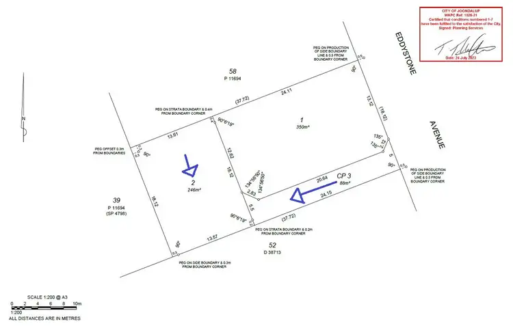 Fifth view of Homely land listing, 165A Eddystone Avenue, Craigie WA 6025