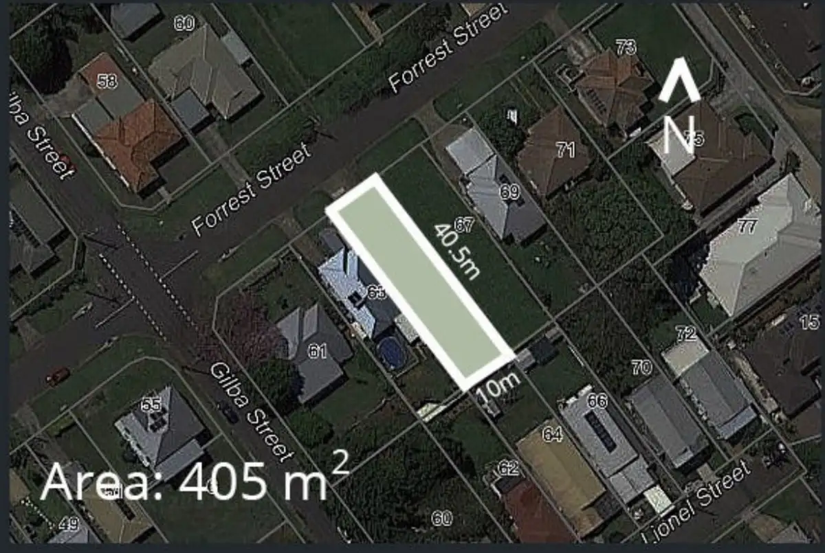 Main view of Homely land listing, 65 Forrest Street, Nudgee QLD 4014