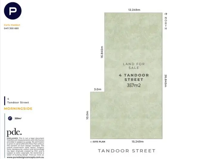 Main view of Homely land listing, 4 Tandoor Street, Morningside QLD 4170